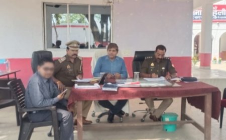 एसडीएम धनघटा व सीओ नें थाना समाधान दिवस पर सुनी जनता की समस्याए 