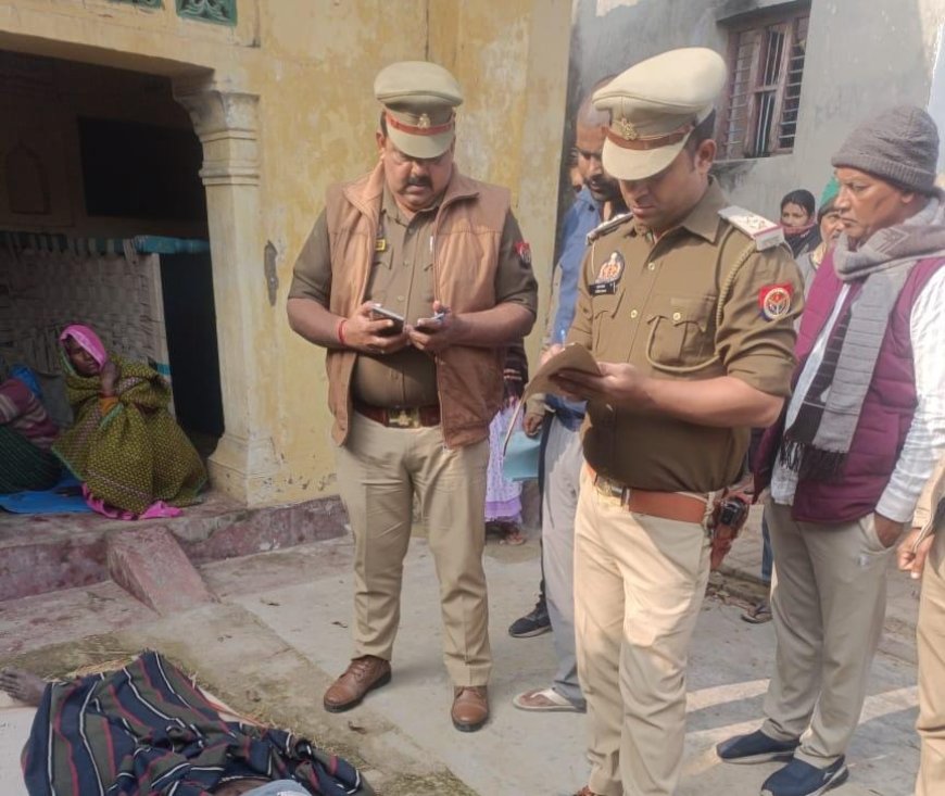 महुली थाना क्षेत्र के ग्राम शंकरपुर में 52 वर्षीय व्यक्ति का लटकता मिला शव 