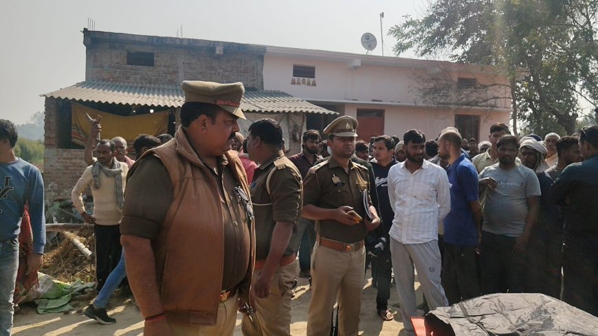 छत के पंखे से झूलता मिला विवाहिता का शव, महुली थाना क्षेत्र के ग्राम सांखी का मामला