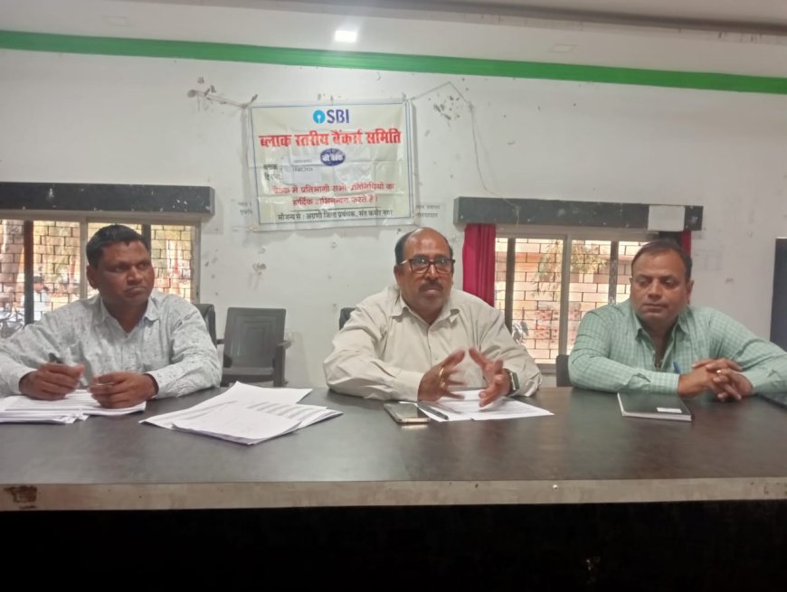 शासन की योजनाओं और लाभार्थियों के बीच अड़ंगेबाजी से बचें बैंक शाखाएं- लीड बैंक मेनेजर