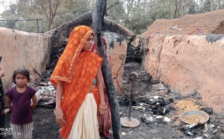 संतकबीरनगर की खबर दामाद पर घर फूकने व असलहा लहराने का आरोप