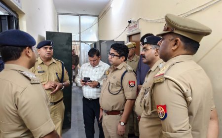 उपनिरीक्षक पुलिस परीक्षा को लेकर पुलिस प्रशासन नें कराया फुल ड्रेस रिहर्सल