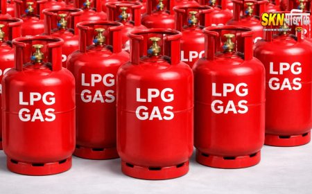 मेहदावल में हर सुबह गैस सिलेंडर के लिए लग रही भीड़