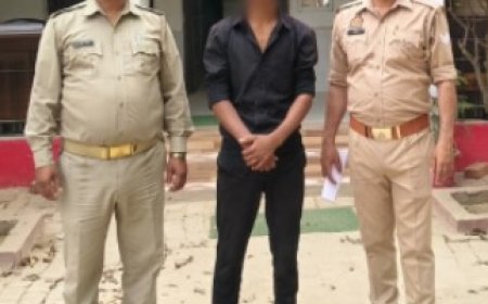 नाबालिग लड़की को भगाने के आरोप में युवक गिरफ्तार