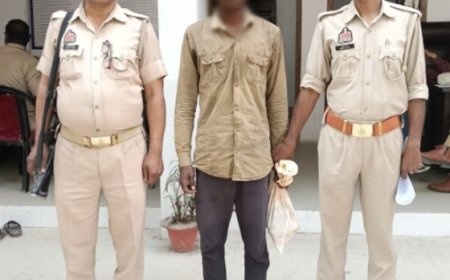 नाबालिग से दुष्कर्म करने के मामले में अभियुक्त गिरफ्तार