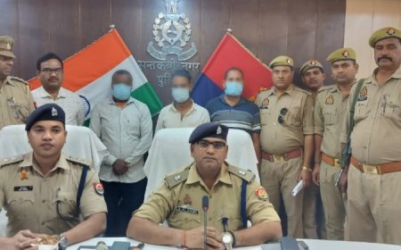 संतकबीरनगर  में  अर्न्तजनपदीय तीन शातीर चोर कोतवाली पुलिस के चढ़े हत्थे 