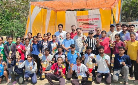 दो दिवसीय जिला स्तरीय खेलकूद प्रतियोगिता का हुआ आयोजन