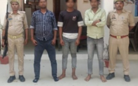 संतकबीरनगर में युवक को पेड़ से बाँधकर मारने व वीडियो वायरल करने के मामले में तीन आरोपी गिरफ्तार