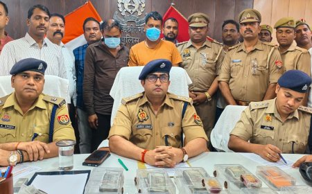 संतकबीरनगर में नकली गोल्ड के बदले 8 लाख रुपए की ठगी में दो आरोपी गिरफ्तार
