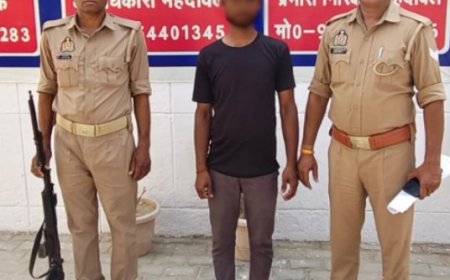 नबालिग लड़की के साथ दुष्कर्म करने वाला अभियुक्त गिरफ्तार