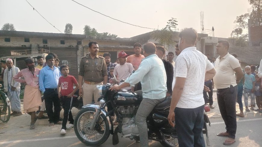 आमने-सामने बाइक की टक्कर में, दो घायल एक गम्भीर