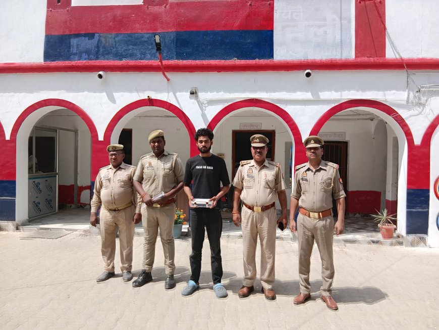 धनघटा पुलिस नें तमंचा और कारतूस के साथ  किया गिरफ्तार 