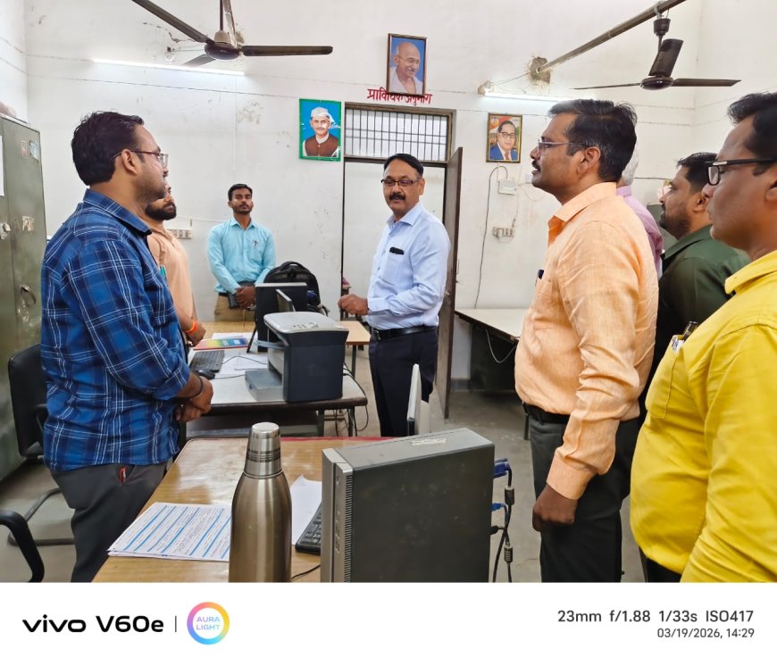 डीएम आलोक कुमार नें उप कृषि निदेशक कार्यालय का किया निरीक्षण, दिये गये आवश्यक दिशा-निर्देश