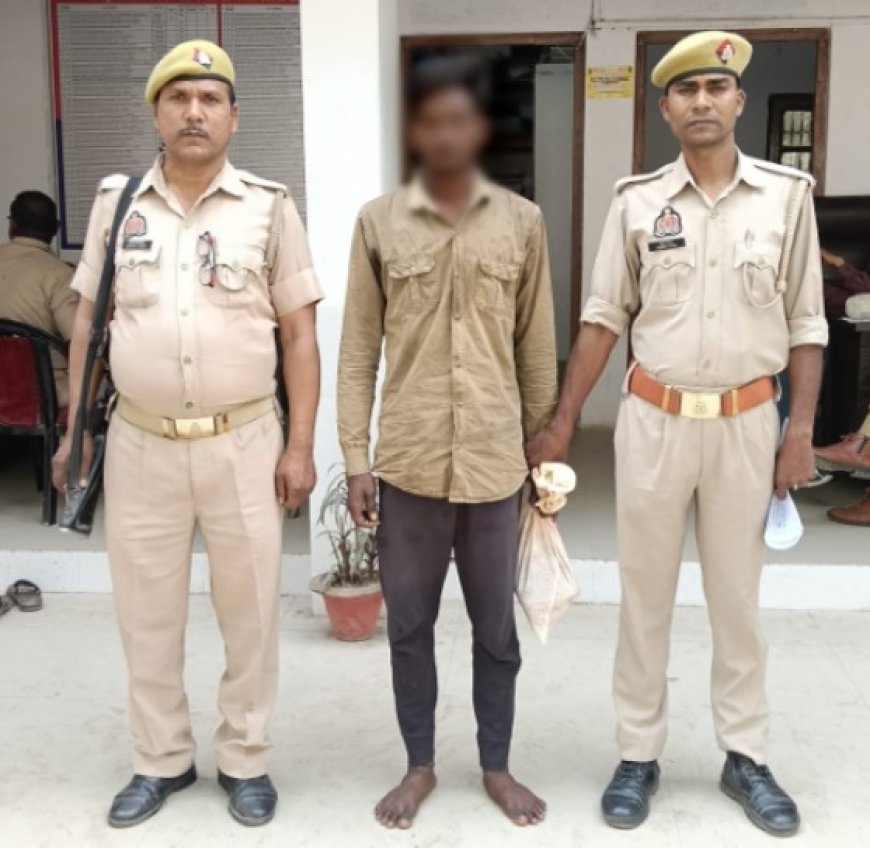 नाबालिग से दुष्कर्म करने के मामले में अभियुक्त गिरफ्तार