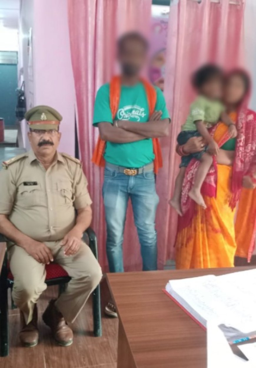 संतकबीरनगर महिला थाना नें सात परिवारों के बीच कराया सुलह समझौता