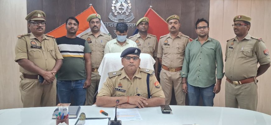 बेलहर पुलिस ने धोखे से माल हड़पने के आरोपित को  किया गिरफ्तार