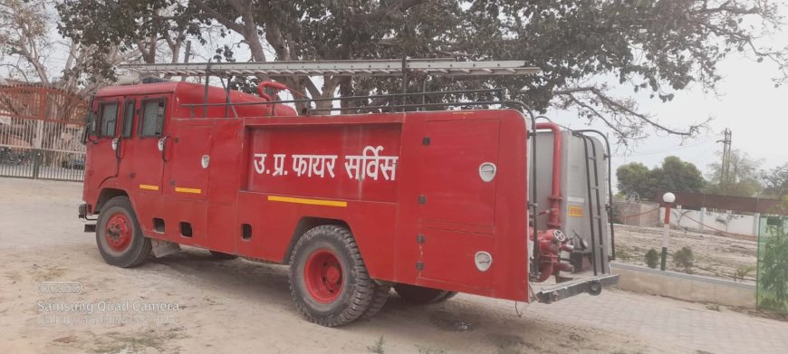 धनघटा में आग से सुरक्षा बड़ी चुनौती, 4500 लीटर की एक दमकल गाड़ी पर निर्भर,पानी भरने की व्यवस्था नहीं