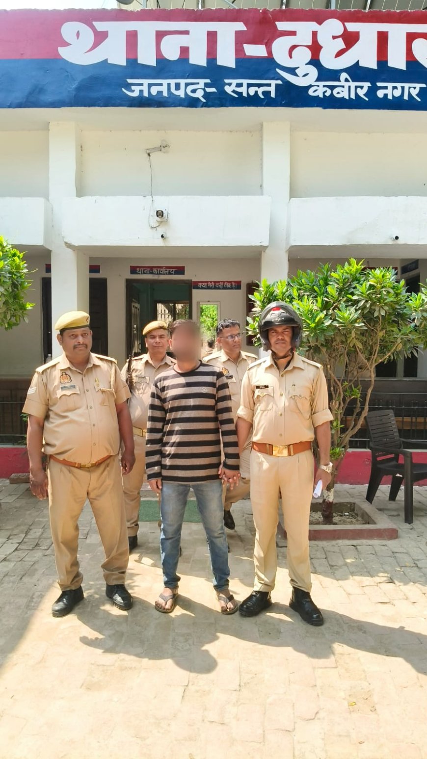 दुधारा में गैंगेस्टर एक्ट में 25 हजार रुपये के इनामिया आरोपी  गिरफ्तार