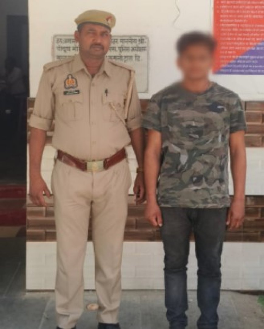 नाबालिग को भगाने वाला अभियुक्त गिरफ्तार, धनघटा क्षेत्र का मामला