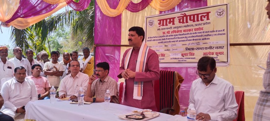 विधायक अनिल त्रिपाठी ने चौपाल में सुनी समस्या त्वरित निस्तारण करने के लिए दिए निर्देश