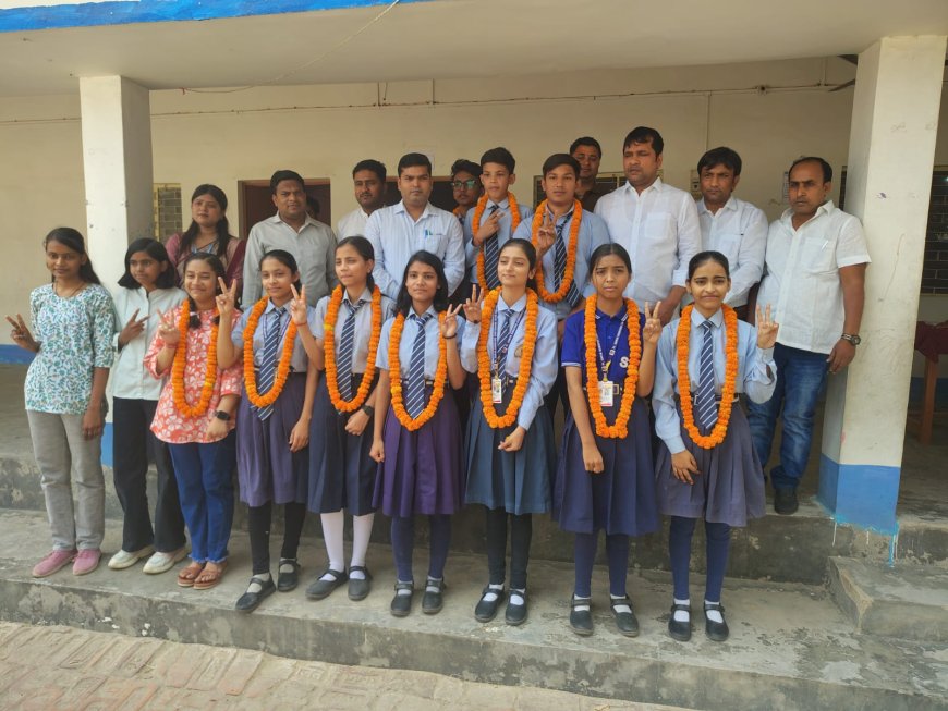 सीबीएसई हाईस्कूल की बोर्ड परीक्षा में एसआर इंटरनेशनल एकेडमी के बच्चों ने लहराया परचम