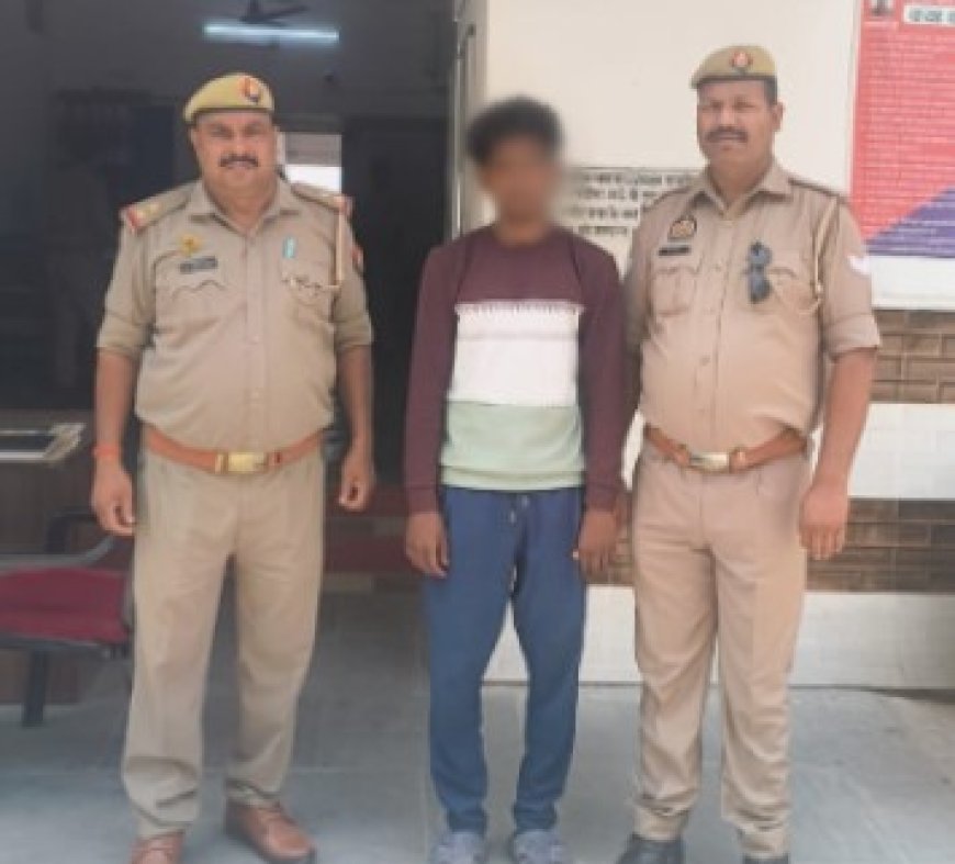 युवती को भगाने वाला अभियुक्त गिरफ्तार, धनघटा थाना का मामला