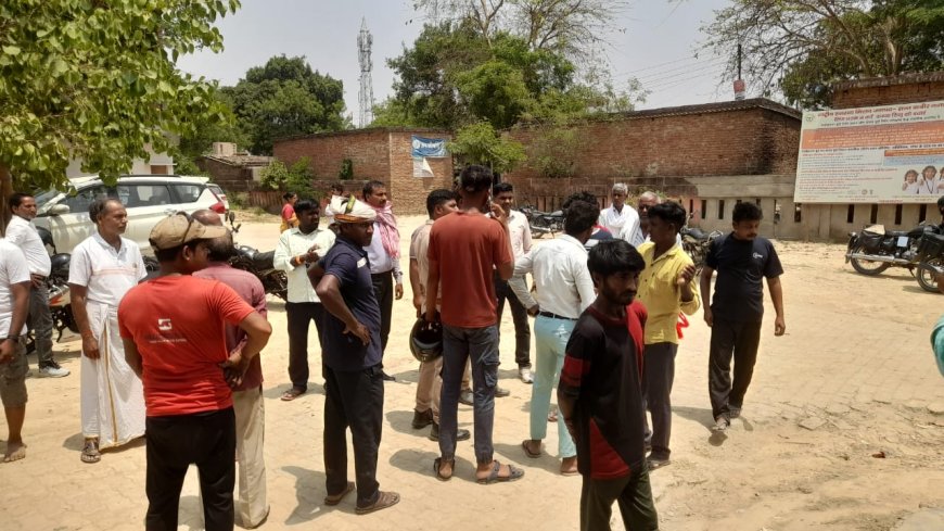 सड़क दुर्घटना में पति पत्नी घायल जिला अस्पताल रेफर   