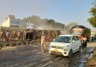 ट्रक की ठोकर से ट्रेक्टर पलटा, एक घायल एक की मौत