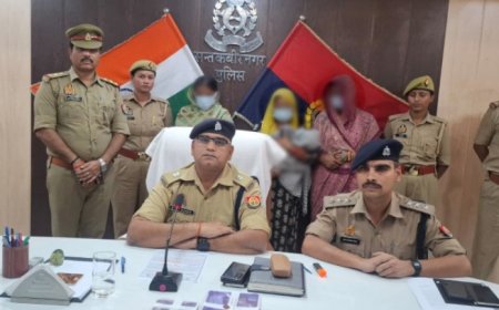 संतकबीरनगर पुलिस ने चोरी करने वाली तीन महिला को गिरफ्तार 