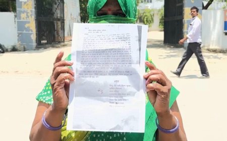पति से परेशान महिला ने संतकबीरनगर एसपी से लगाई न्याय की गुहार 