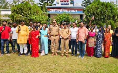संतकबीरनगर पुलिस ने 131 गुमशुदा मोबाइल को किया बरामद