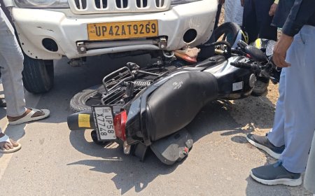 दूल्हा पार चौराहे पर दर्दनाक हादसा