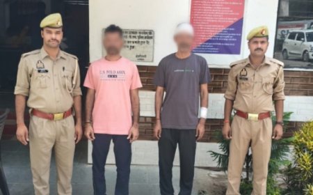 थाना धनघटा पर हत्या के प्रयास के मामले में दो गिरफ्तार
