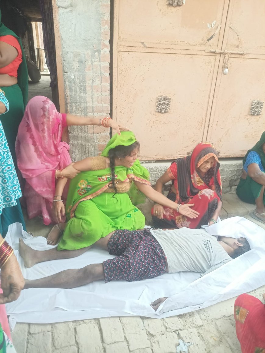 धनघटा थाना क्षेत्र के बसवारी गांव में युवक ने फांसी लगाकर दी जान 