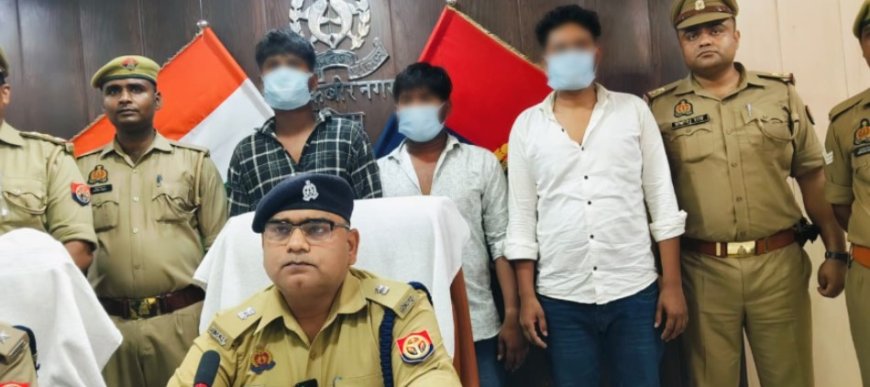 कोतवाली खलीलाबाद नें अवैध असलहा के साथ तीन को किया गिरफ्तार 