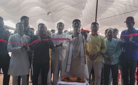 भटौरा में फ्रेस वाटर बॉटल प्लांट का मेंहदावल विधायक ने किया  उद्घाटन