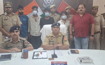 संतकबीरनगर में  छीनैती करने वाले तीन आरोपी गिरफ्तार