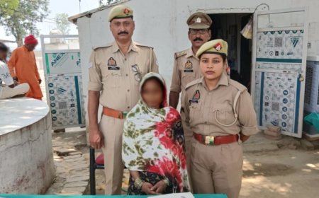 गांजा के साथ महिला को गिरफ्तार, बेलहर कला थाना का मामला