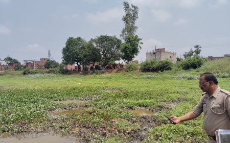तालाब में मिला नर कंकाल का सिर, क्षेत्र में फैली सनसनी