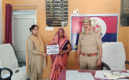 साइबर सेल थाना मेंहदावल पुलिस टीम ने पीड़ित को कराया फ्राड का पैसा वापस    