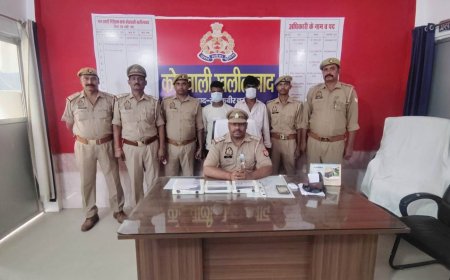 चेकिंग के दौरान देशी पिस्टल व चाकू के साथ दो अभियुक्त को पुलिस ने दबोचा