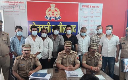 जानलेवा फायरिंग की घटना में आठ आरोपी चढ़े कोतवाली खलीलाबाद पुलिस के हत्थे 