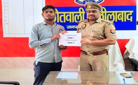 धोखाधड़ी का पैसा साइबर सेल टीम खलीलाबाद नें कराया वापस 
