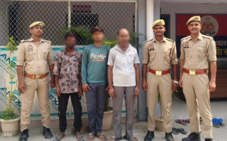 संत कबीर नगर में ठगी करने वाले तीन आरोपी गिरफ्तार, तीन घटनाओं का हुआ खुलासा, 