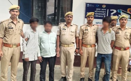बभनी चौराहे पर युवक की धारदार हथियार से हत्या करने वाले तीनो आरोपी गिरफ्तार