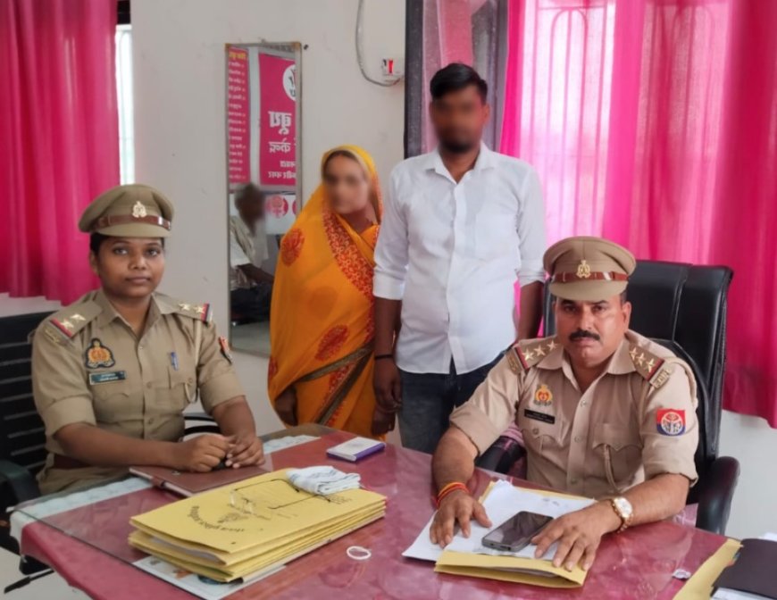 पिंकबूथ धनघटा थाना नें छह परिवारों का कराया समझौता