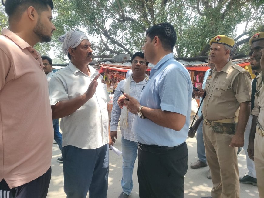 मुख्यमंत्री के कार्यक्रम की तैयारियों के बीच किसान का विरोध