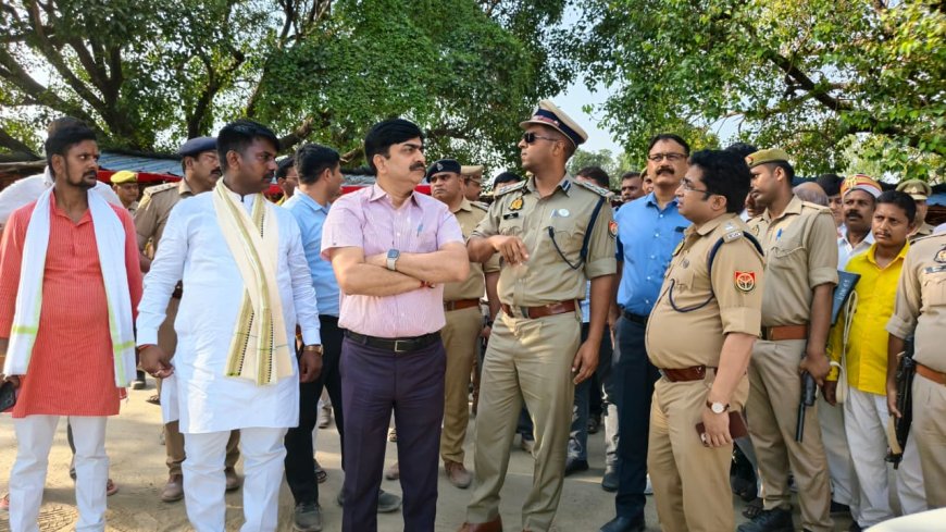 कार्यक्रम स्थल का कमिश्नर व डीआईजी ने किया निरीक्षक, दिए निर्देश