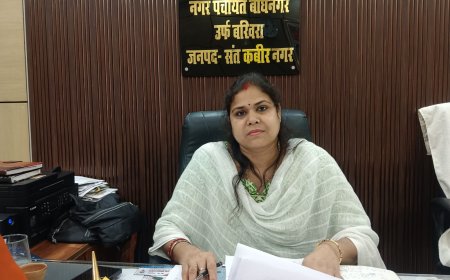 बरसात से पहले नगर पंचायत हुई अलर्ट, अधिशाषी अधिकारी सीमा राय ने  नगर पंचायत बाघनगर उर्फ बखिरा का संभाली कमान