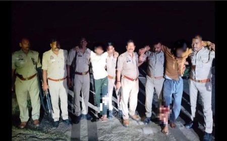 बेलहर कला में नाबालिग लड़की के साथ दो युवक नें दुष्कर्म करके उतारा मौत के घाट, पुलिस ने किया खुलासा, मुठभेड़ में दोनो युवक के पैर में लगी गोली